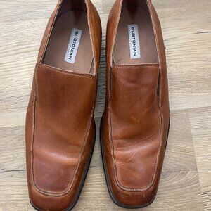 Bostonian Men's Brown Leather Slip-On Loafer Shoes Size: 10M
